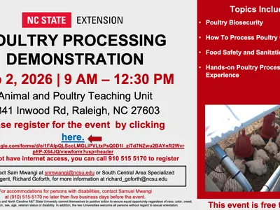 Poultry Processing Demo flyer