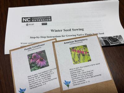 Seed packets are like instruction manuals. Follow directions closely for best germination success