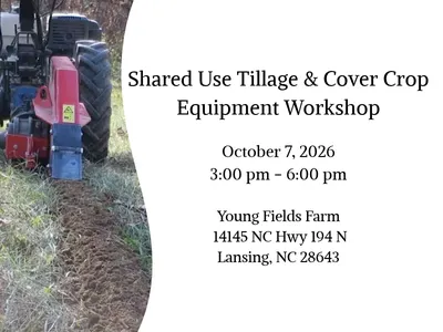 Shared Use Tillage & Cover Crop Equipment Workshop