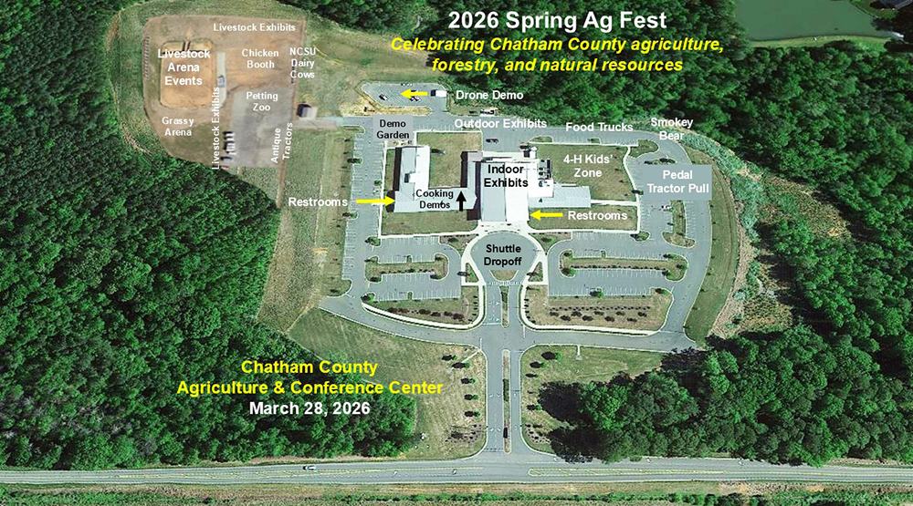 Ag Center site with designated Ag Fest activities