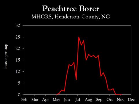 Chart showing insect population trends