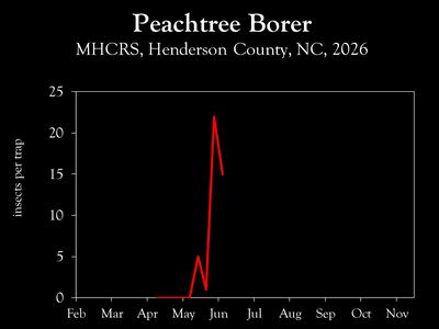 Chart showing insect population trends