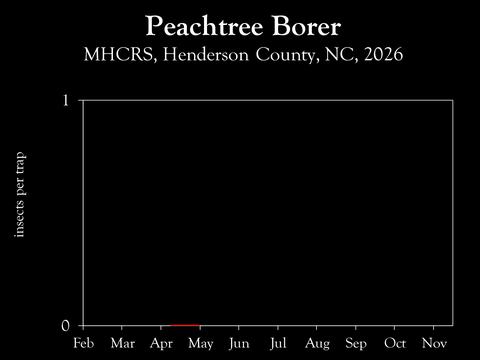 Chart showing insect population trends
