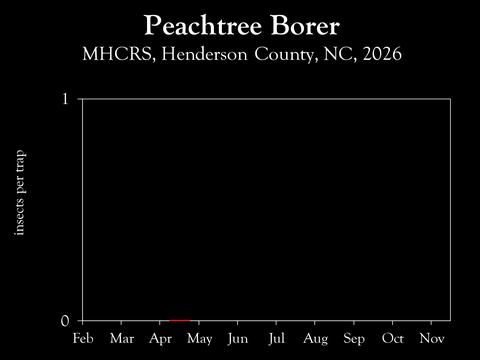 Chart showing insect population trends