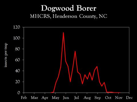 Chart showing insect population trends
