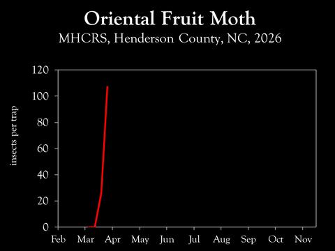 Chart showing insect population trends
