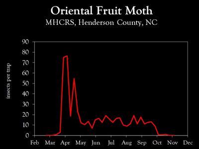 Chart showing insect population trends