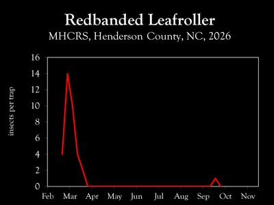 Chart showing insect population trends