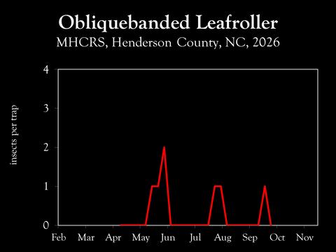 Chart showing insect population trends