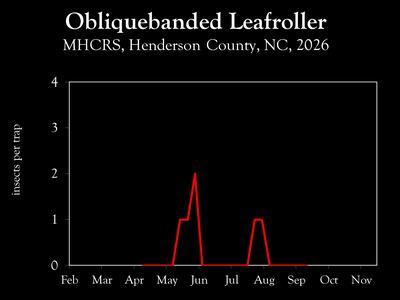 Chart showing insect population trends