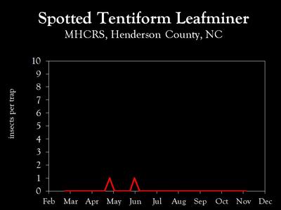 Chart showing insect population trends