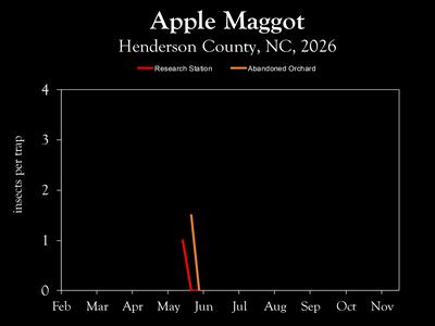 Chart showing insect population trends