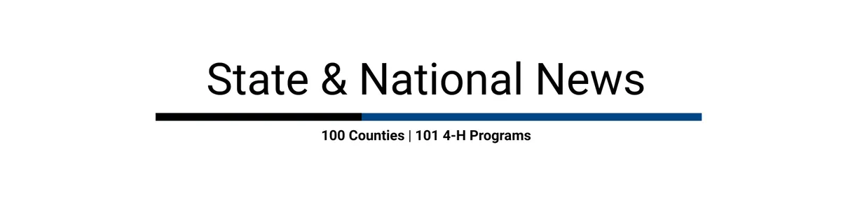 Reads: State & National News 100 Counties 101 4-H Programs