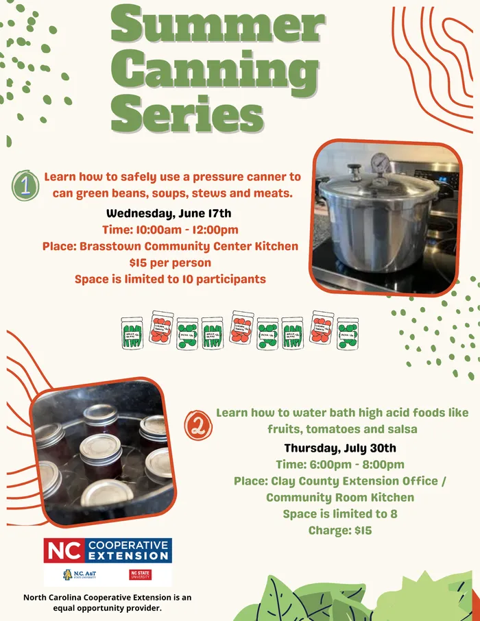 Clay County Extension Canning Classes