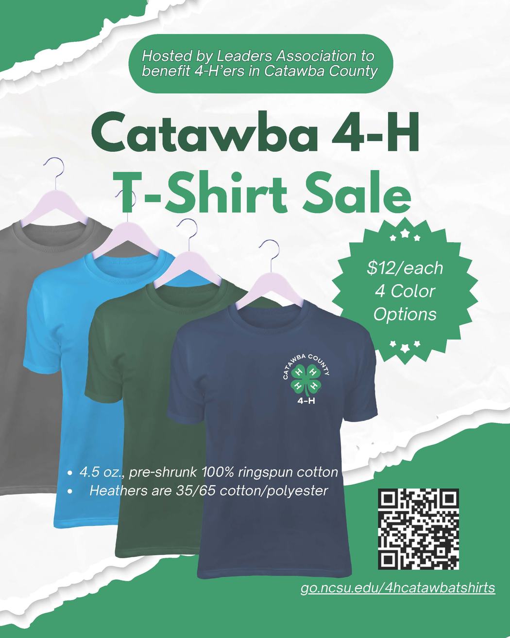 4-H tshirt flyer