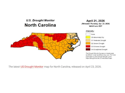 U.S. Drought Monitor-NC