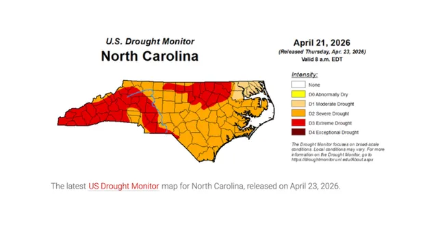 U.S. Drought Monitor-NC