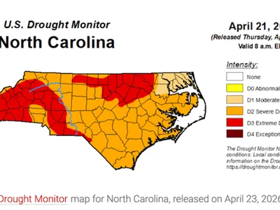 U.S. Drought Monitor Map