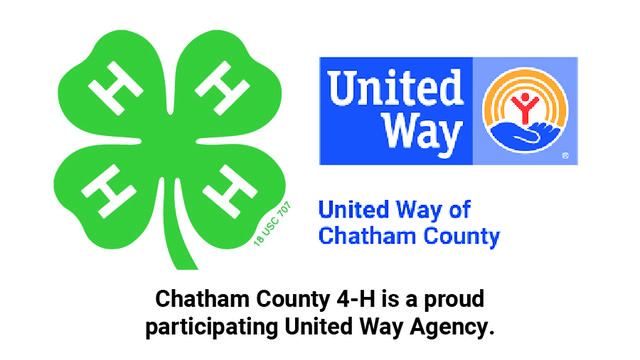 Chatham County 4-H is a proud participating United Way Agency
