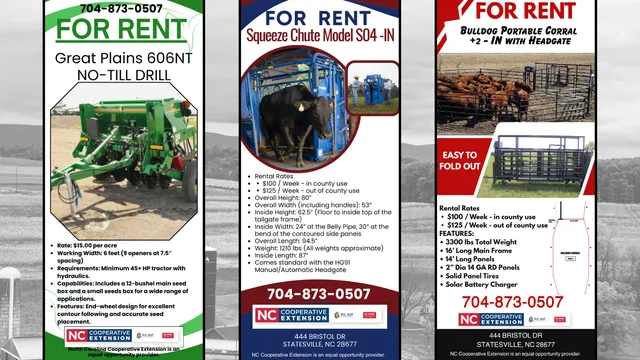 Farm Equipment Rental
