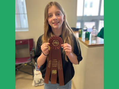 Grace with 8th Place Ribion