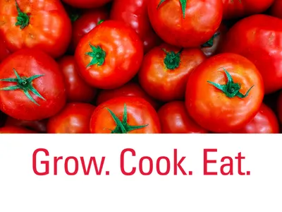 tomatoes and the title grow cook eat