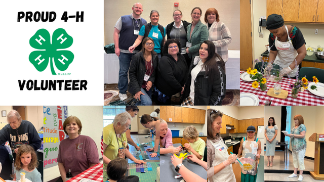 proud 4-H volunteers