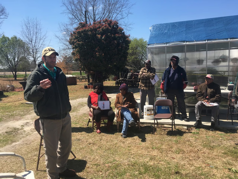 Walter teaching class