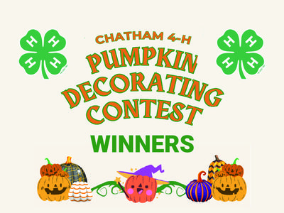 Winner for the Pumpkin Decorating Contest Announced