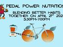 Smoothie Bike with a blender