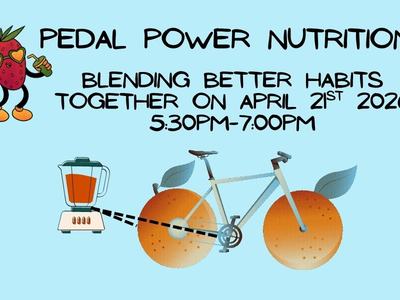 Smoothie Bike with a blender