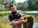 Dr. Brett Hartis developed a management strategy for the invasive plant species hydrilla.