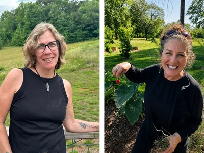 Melinda Roberts Headshot (L), Andrea Sherrill Headshot (R)