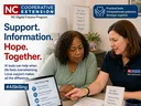 Educator helps a mother use AI and online tools during a family health crisis.