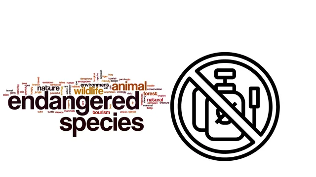 Decorative image showing no use of pesticides within endangered species habitat