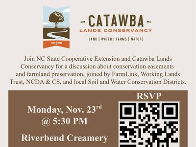 Flyer for event. Farmland Preservation Event 11/23