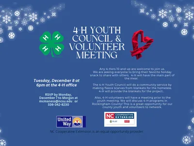 December service project and meeting