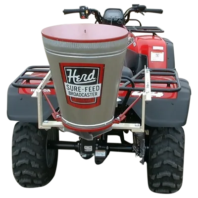Fire ant bait spreader