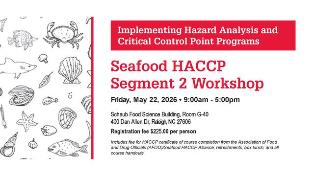 Seafood HACCP Segment Two Workshop