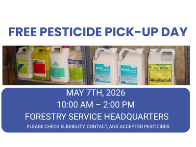 free pesticide pick up day in caswell county may 7th