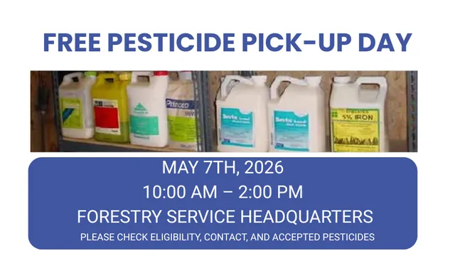 free pesticide pick up day in caswell county may 7th
