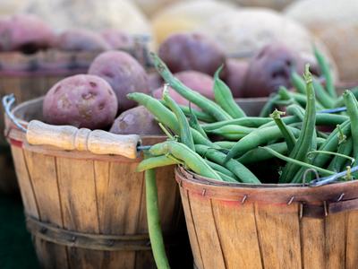 green beans and potatos