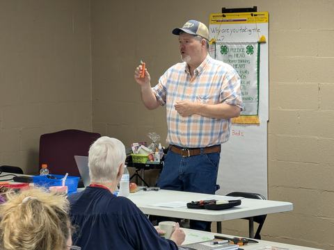 Lecture at the Extension Master Gardener Initial Training