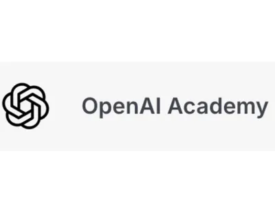 The ChatGPT logo with text Open AI Academy
