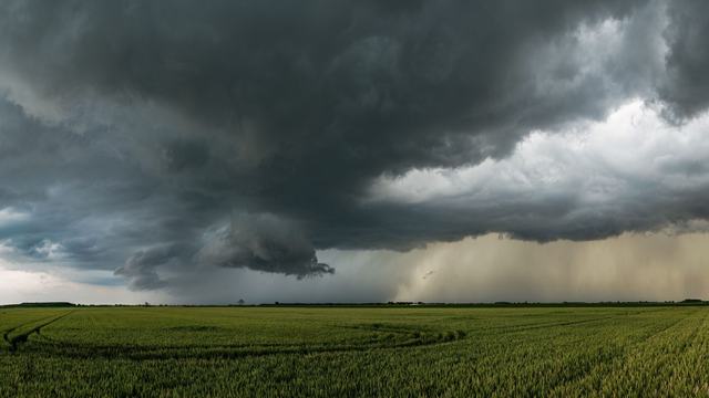 Dark storm clouds