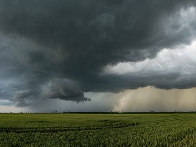 Dark storm clouds