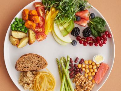 healthy food on a plate