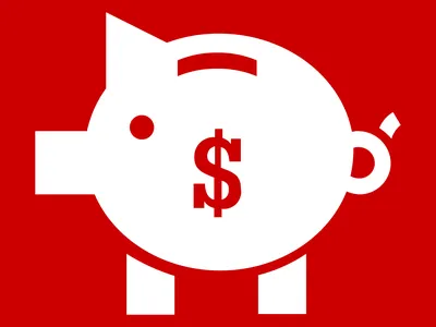 piggy bank, white