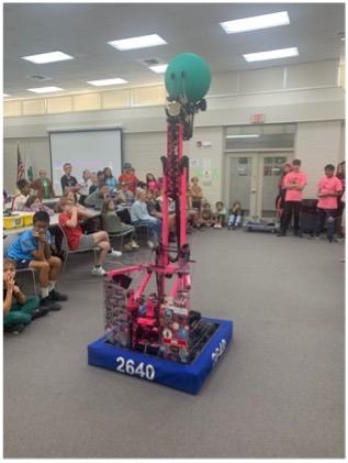 robot with a ball