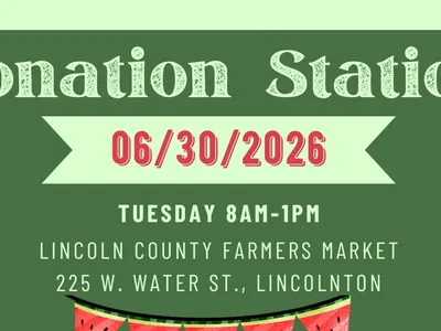 6/30/2026 Donation Station Flyer